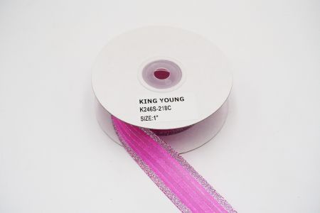 Ultimate Luxury Woven Ribbon_K246S-218C_hot pink